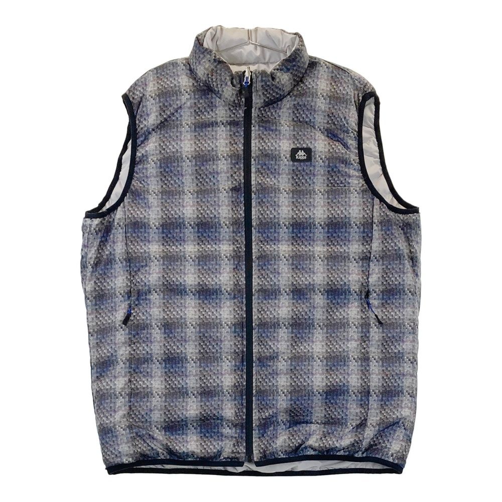 サイズ：O KAPPA GOLF カッパゴルフ リバーシブル ダウンベスト グレー