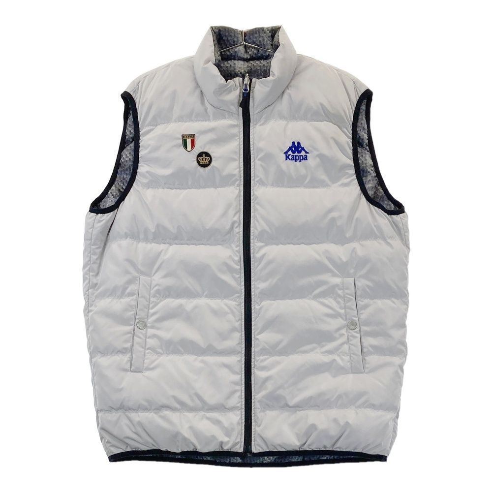 サイズ：O KAPPA GOLF カッパゴルフ リバーシブル ダウンベスト グレー