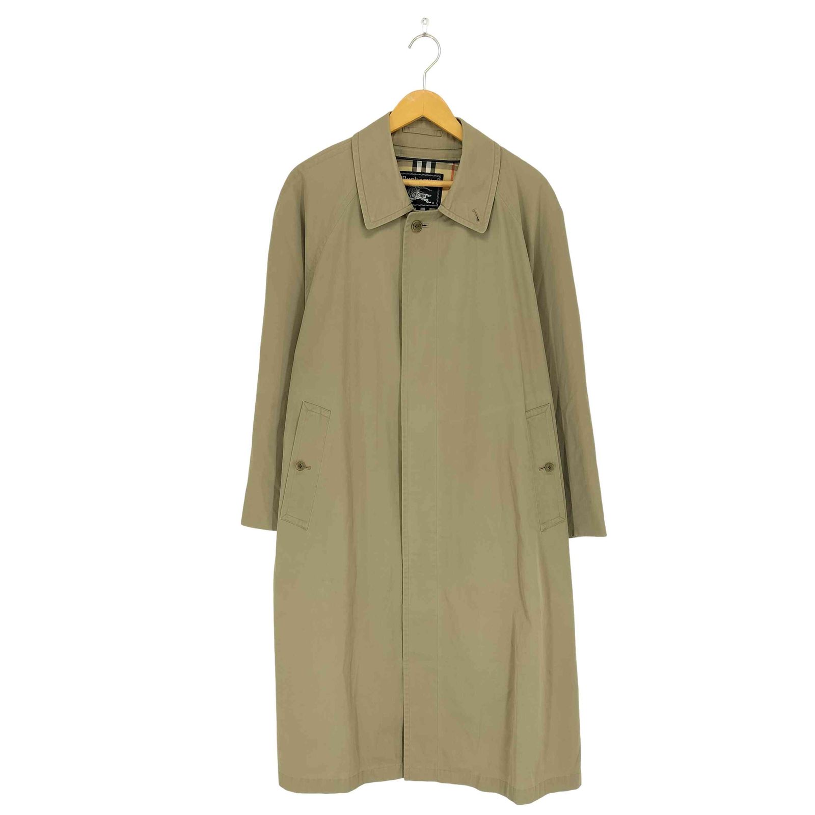 バーバリーズ BURBERRYS 裏地ノバチェック比翼ステンカラーコート