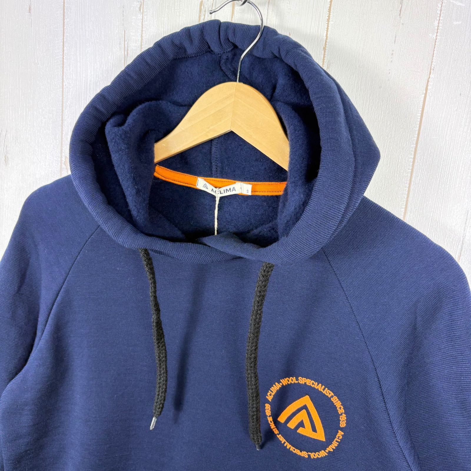  Unisex S ネイビー系 Aclima アクリマ フリースウール フーディ FleeceWool Hoodie 104204 232 NAVY BLAZER z フリース アウター フリース トップス