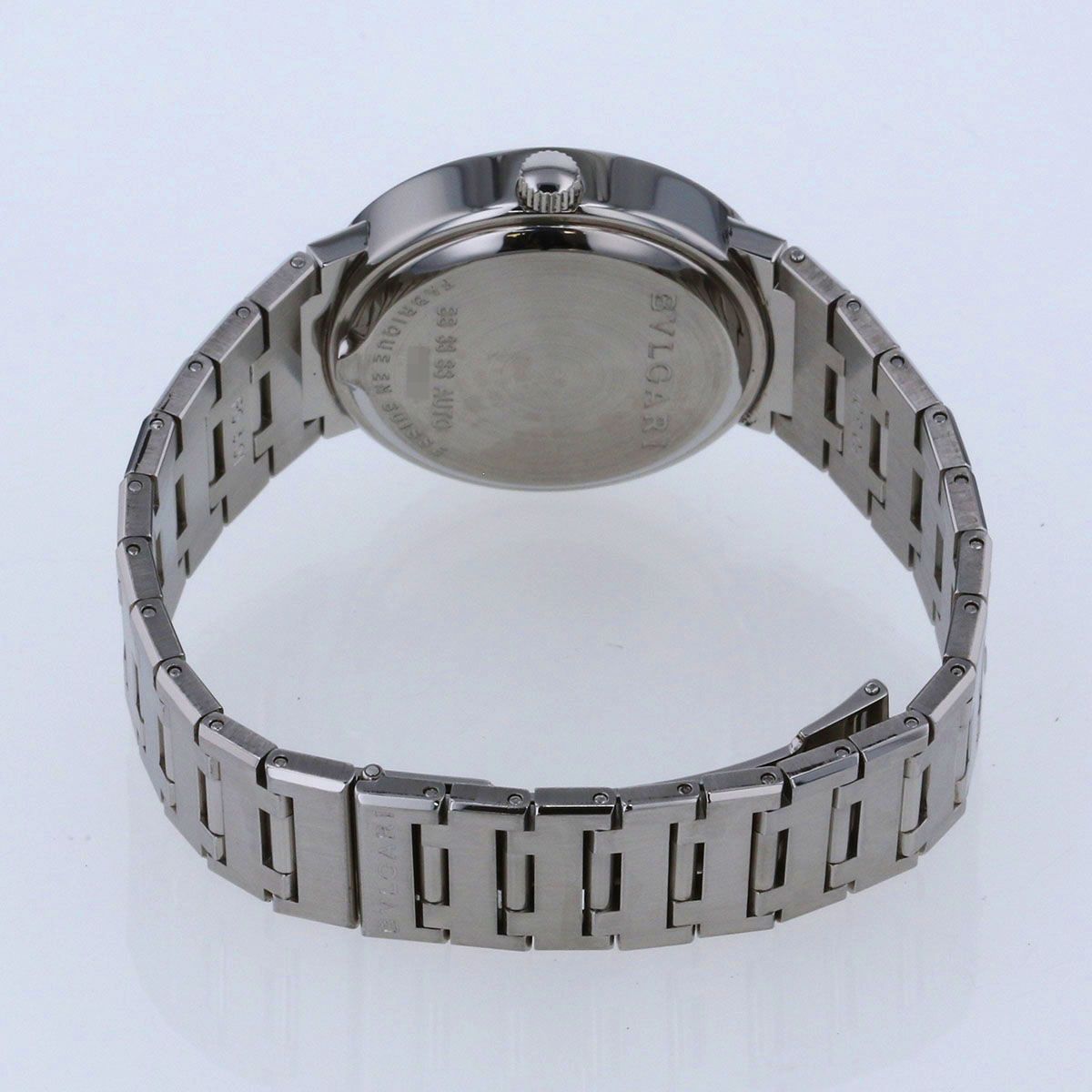  BVLGARI ブルガリ ブルガリブルガリ 自動巻き 腕時計 BB33SS メンズ ステンレススチール シルバー ジョガーパンツ 自動巻き時計 腕時計(アナログ)