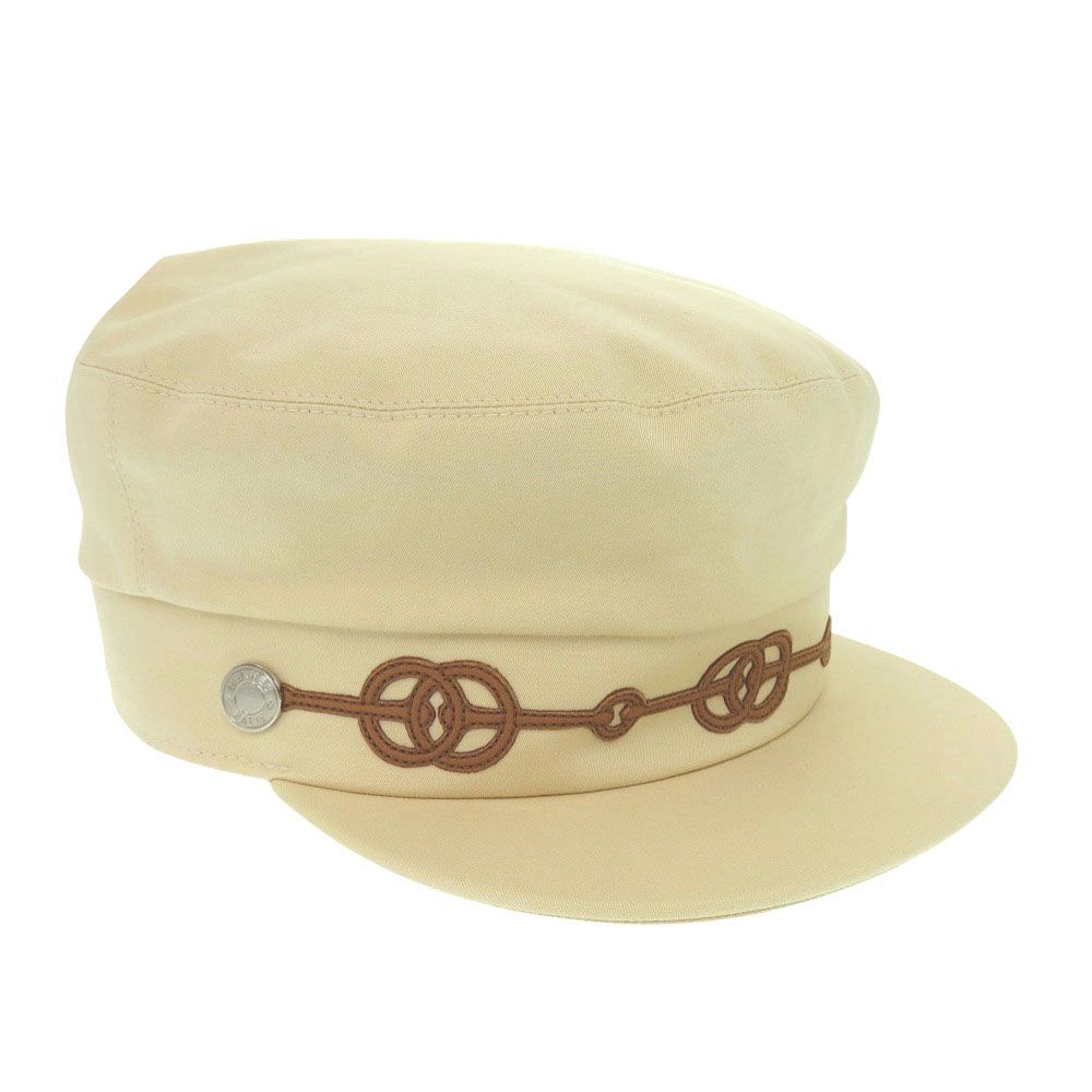 未使用品 エルメス キャスケット カブール シルバー金具 サイズ56