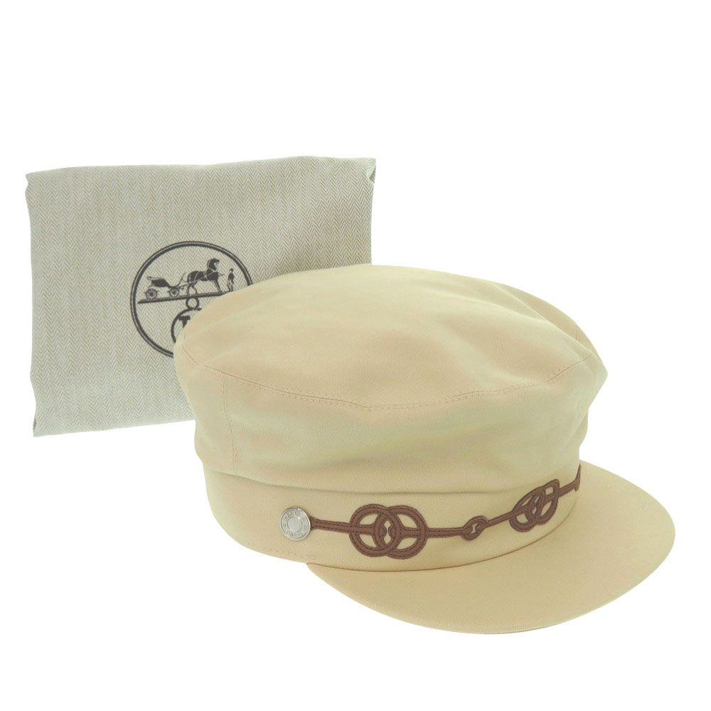 未使用品 エルメス キャスケット カブール シルバー金具 サイズ56