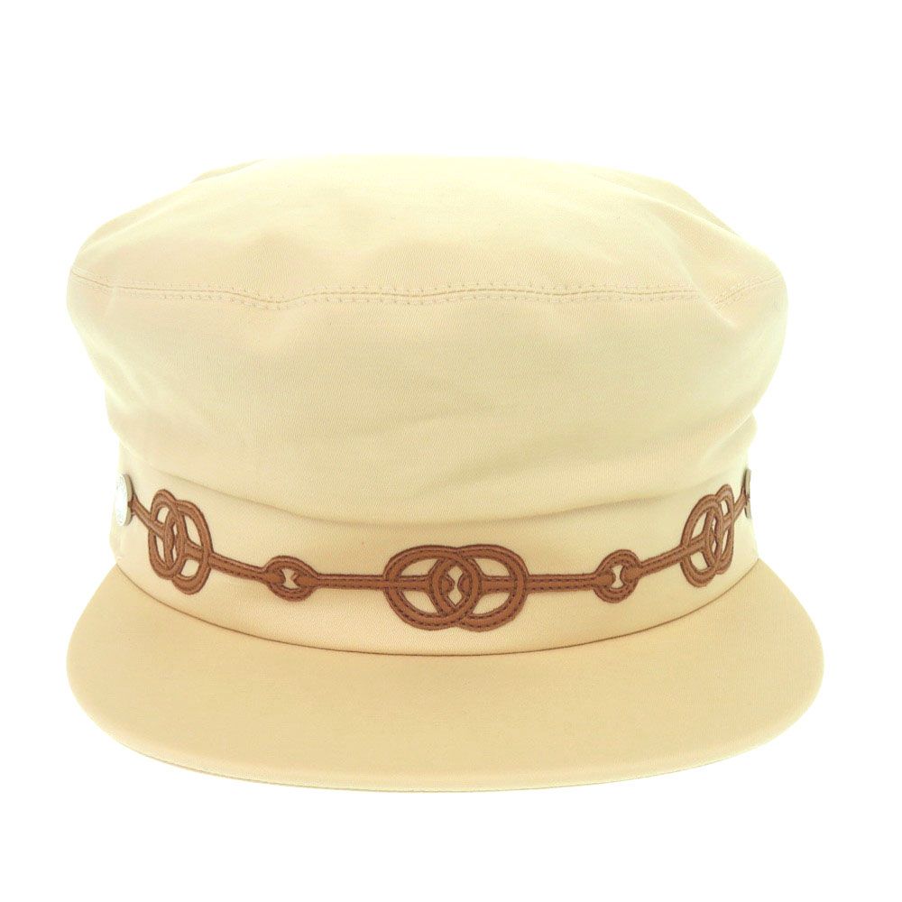 未使用品 エルメス キャスケット カブール シルバー金具 サイズ56