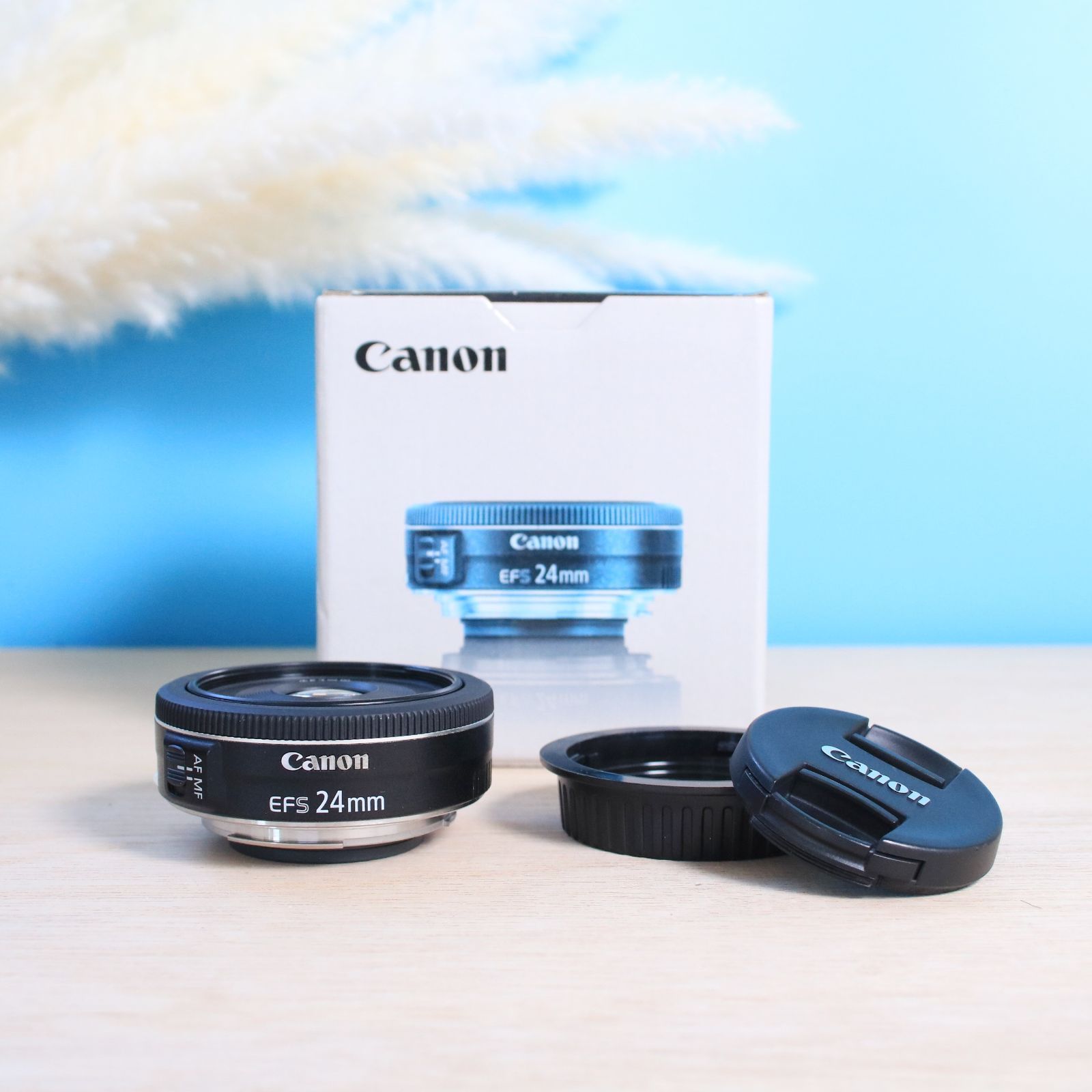 極美品❁単焦点パンケーキ Canon キャノン EF-S 24mm F2.8 STM EF-S