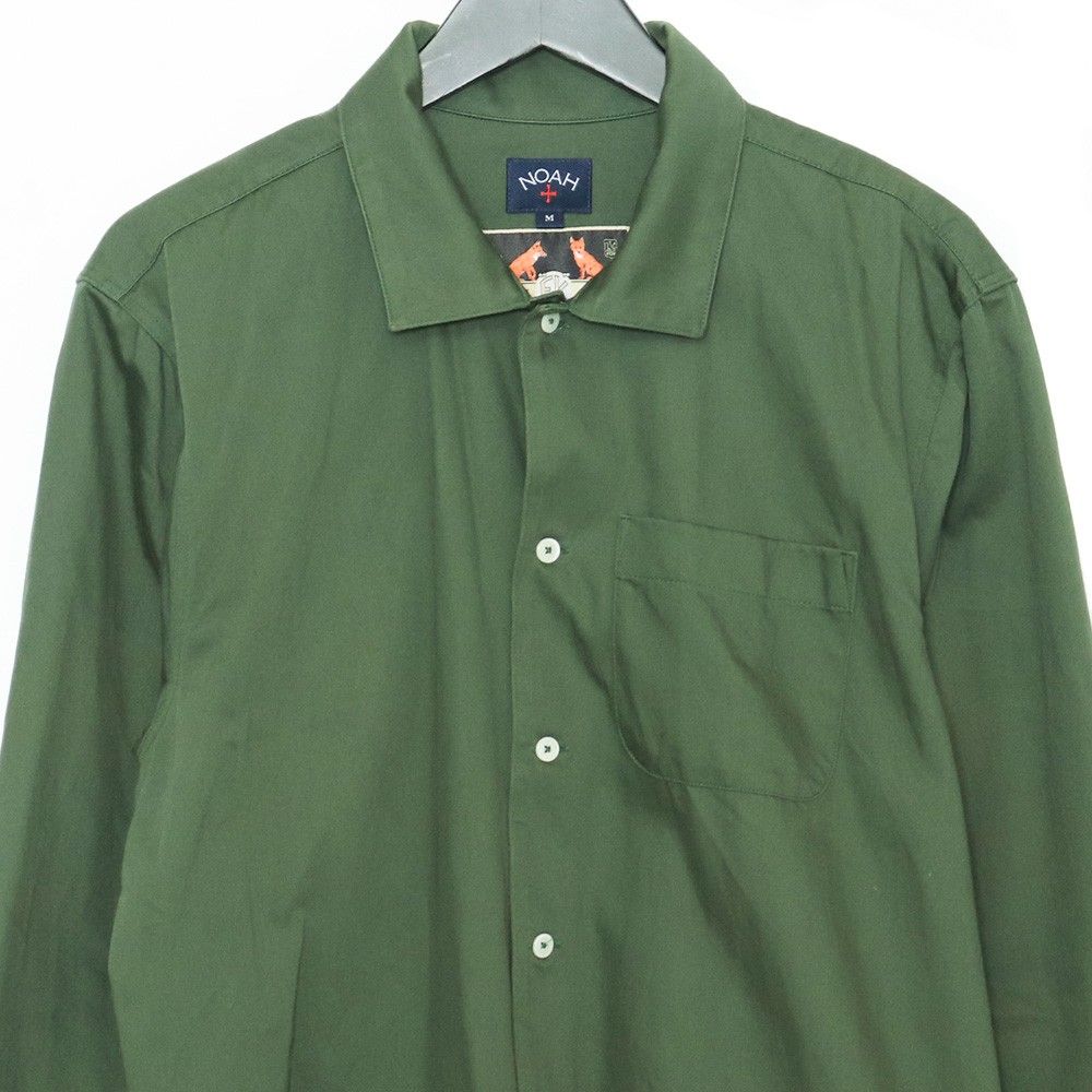 NOAH Brilliant Twill Shirt Mサイズ グリーン - メルカリ
