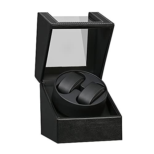 ワインディングマシーン ウォッチワインダー 自動巻き時計ワインディングマシーン 自動巻き上げ機 男女の腕時計は全部使えます 2025年アップグレード 黒い W 135 B