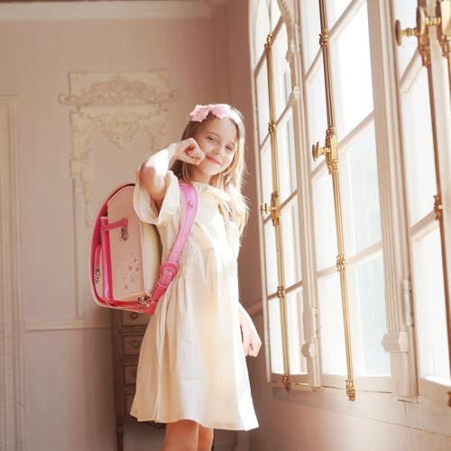 ランドセル 女の子 小学生 通学カバン 人工皮革パール生地 6年保証 ライトピンク bc 03 f 920