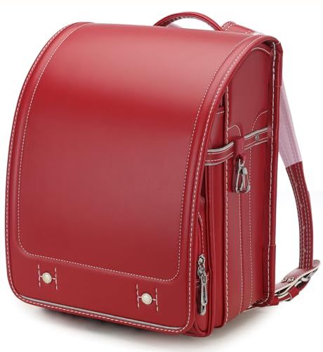 軽量 ランドセル 男の子 女の子 赤 合皮 大容量 自動ロック 防水仕上げ schoolbag 通学 入学お祝い A 4フラットファイル対応 小学生通学鞄 レッド 27 adbdef