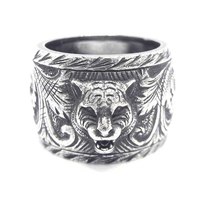 新品】グッチ リング GUCCI インターロッキングG キャットヘッド