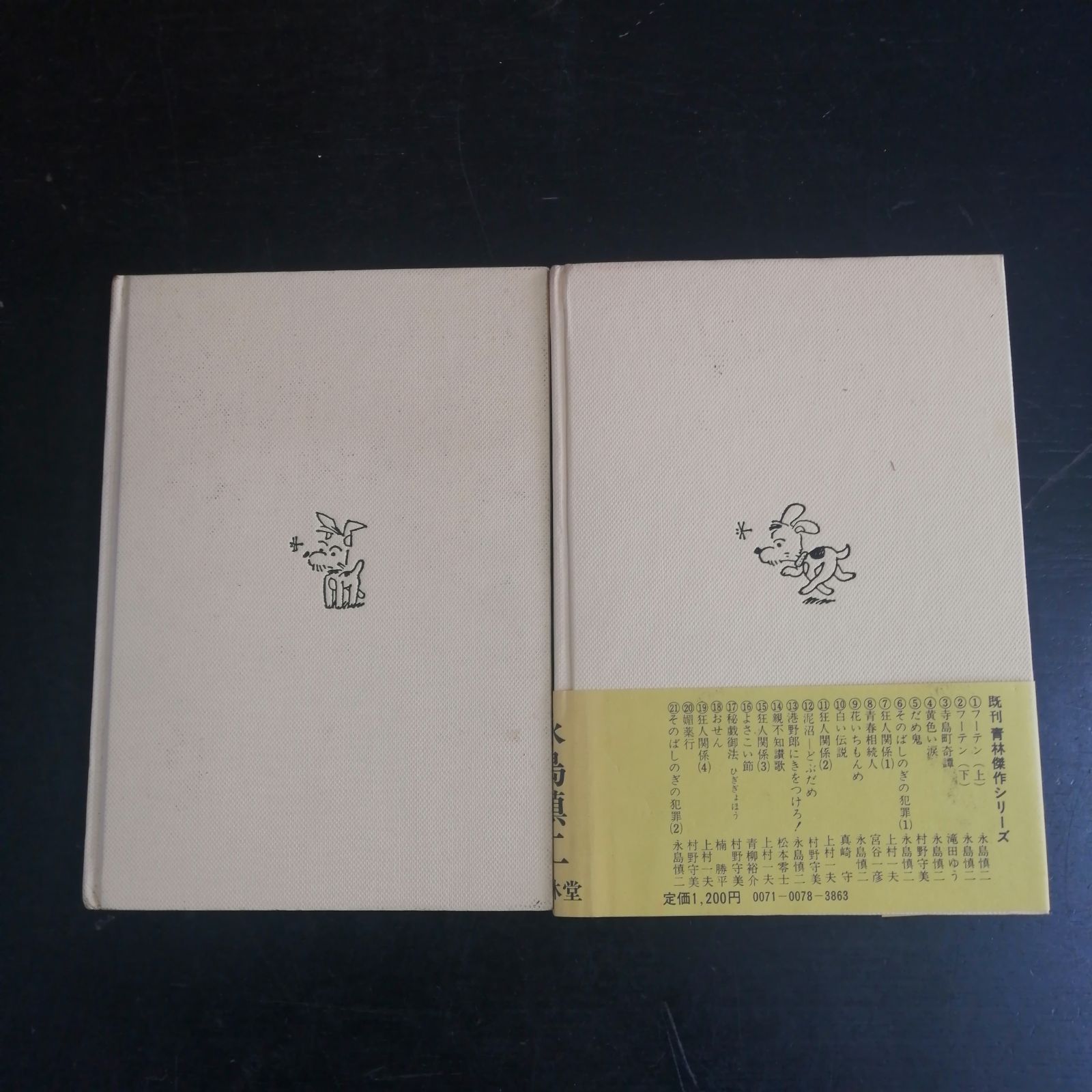 初版 1977年 そのばしのぎの犯罪 全2巻 青林傑作シリーズ 永島慎二 青