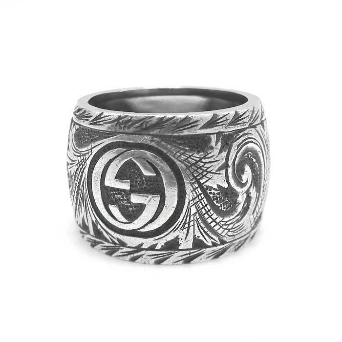 新品】グッチ リング GUCCI インターロッキングG キャットヘッド
