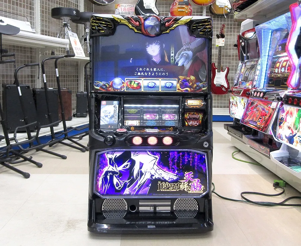 【超美品】バジリスク 天膳 実機 ほぼ新品パチスロ機 スマスロバジリスク 〜甲賀忍法帖〜 絆2 天膳 BLACK EDITION 実機 簡易