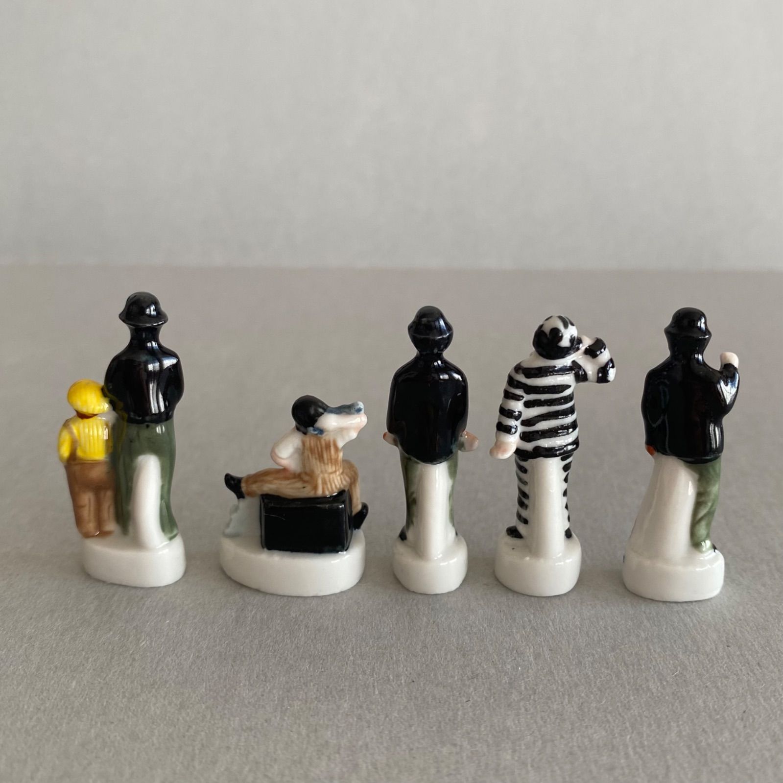 チャップリンのフェーブ 10点セット／映画／フランス雑貨／陶器