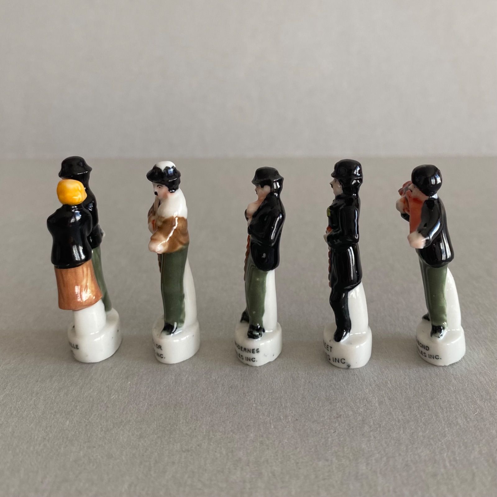 チャップリンのフェーブ 10点セット／映画／フランス雑貨／陶器