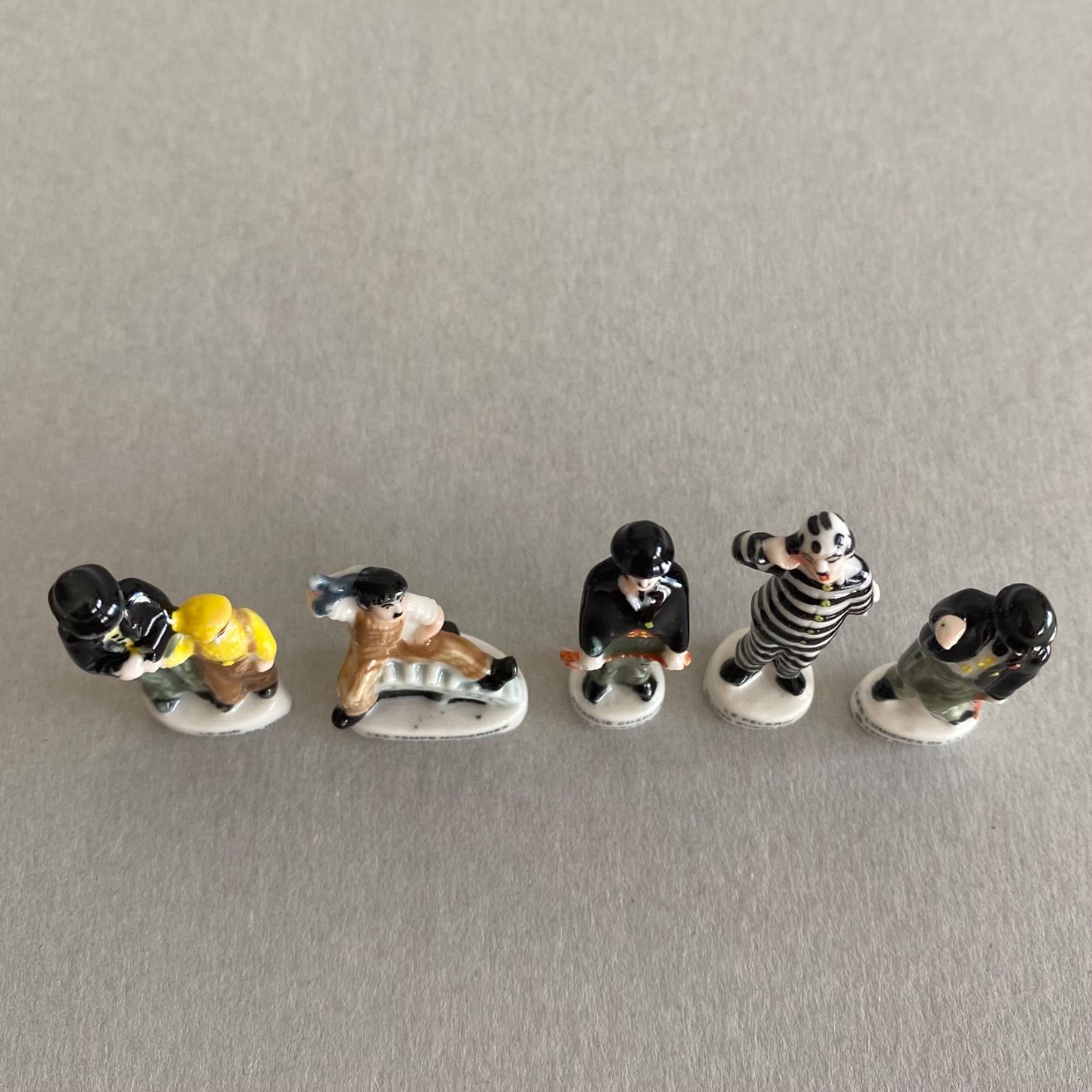 チャップリンのフェーブ 10点セット／映画／フランス雑貨／陶器