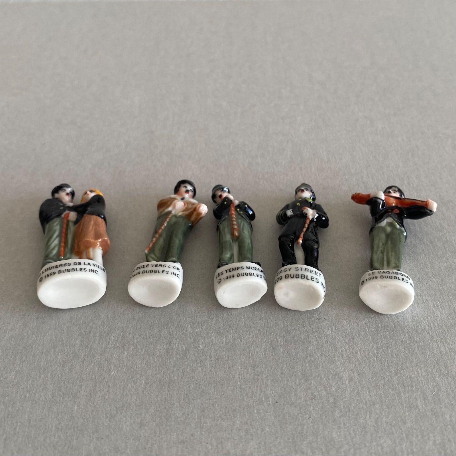 チャップリンのフェーブ 10点セット／映画／フランス雑貨／陶器