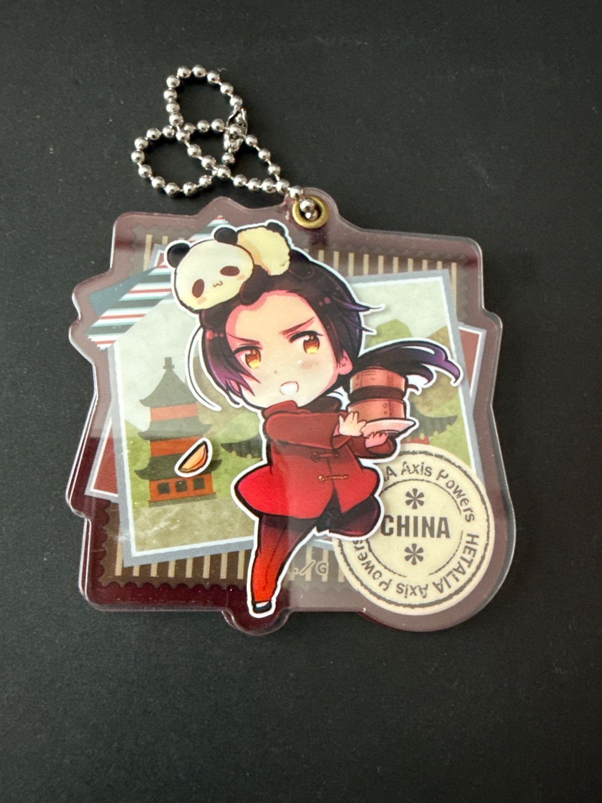 ヘタリア Axis Powers 中国 トレーディングスライドキーホルダー