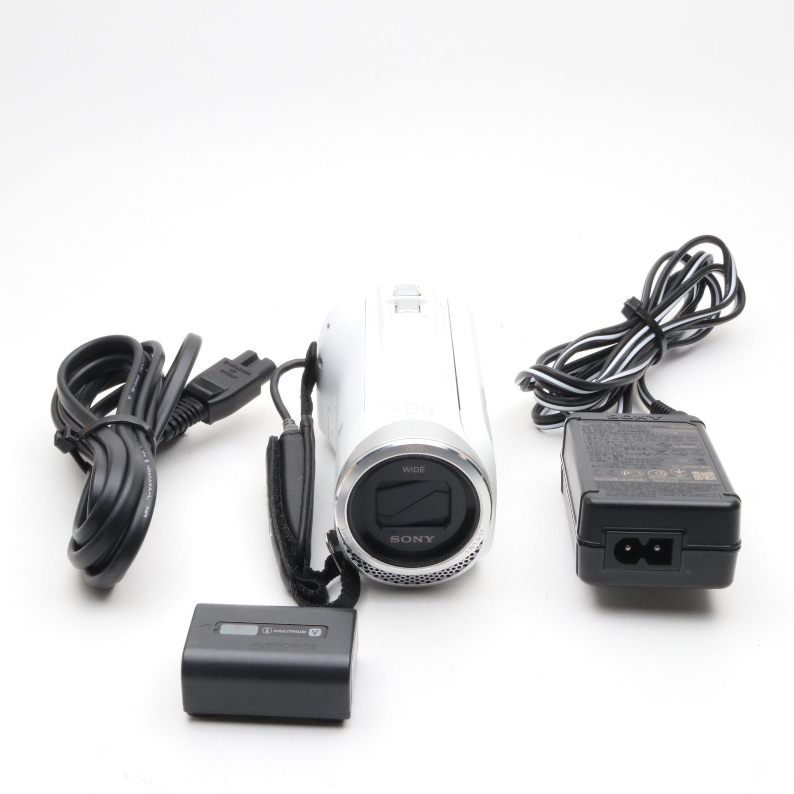 ソニー SONY ビデオカメラ HDR-CX485 32GB 光学30倍 ホワイト Handycam