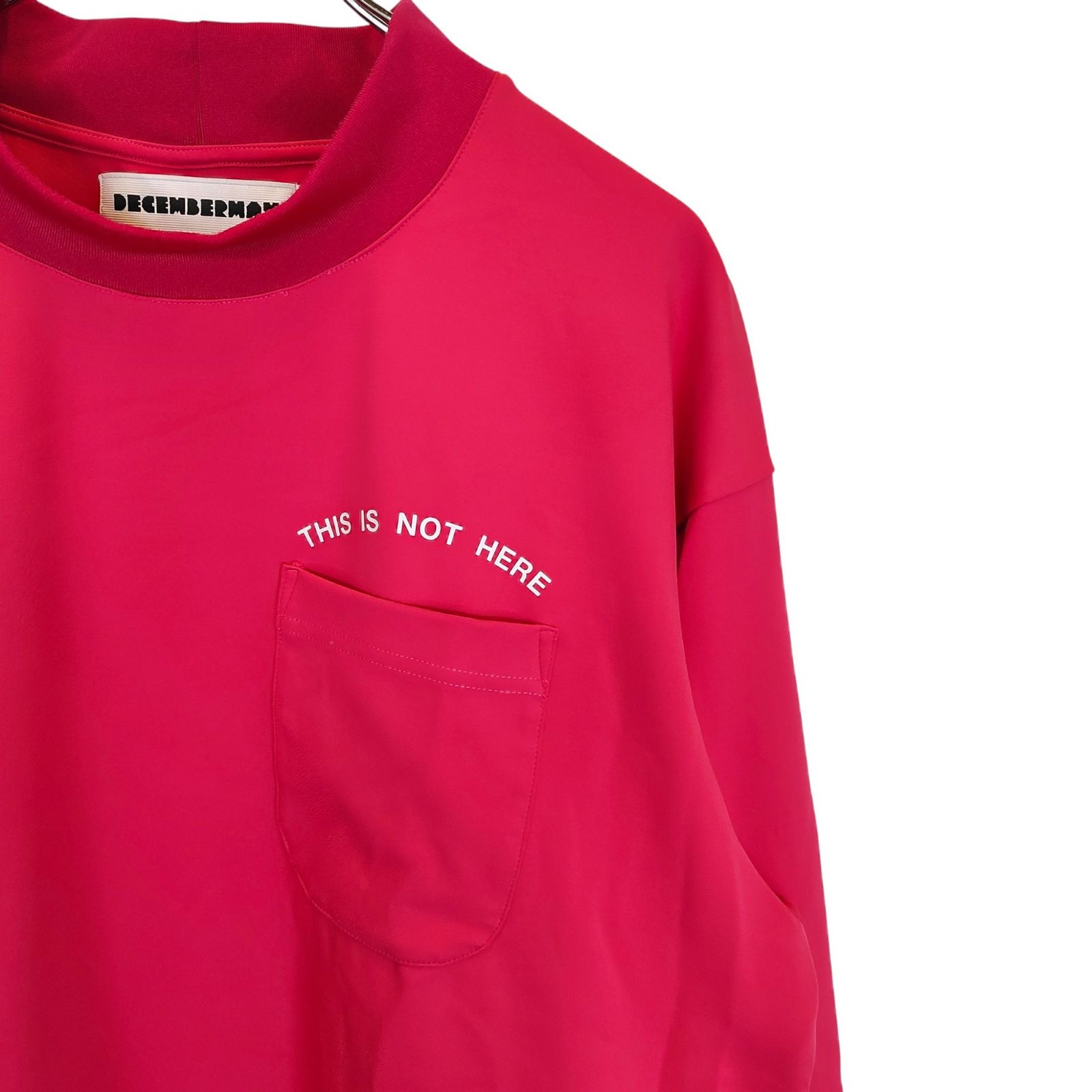 DECEMBERMAY ディセンバーメイ ゴルフ Logo Mock long Tee 長袖 モック