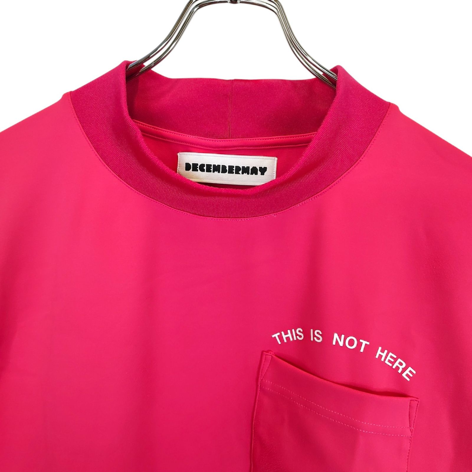 DECEMBERMAY ディセンバーメイ ゴルフ Logo Mock long Tee 長袖 モック