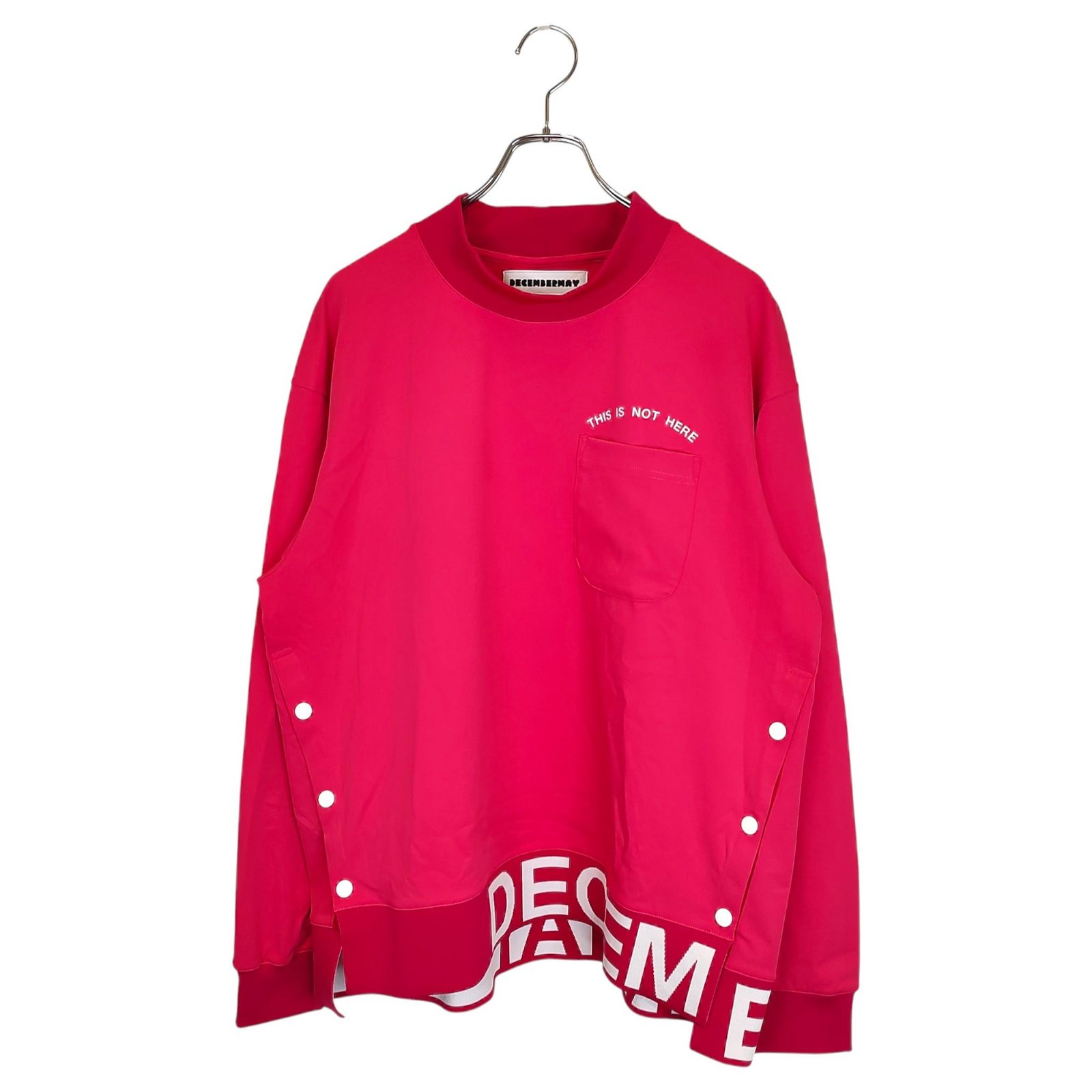 DECEMBERMAY ディセンバーメイ ゴルフ Logo Mock long Tee 長袖 モック