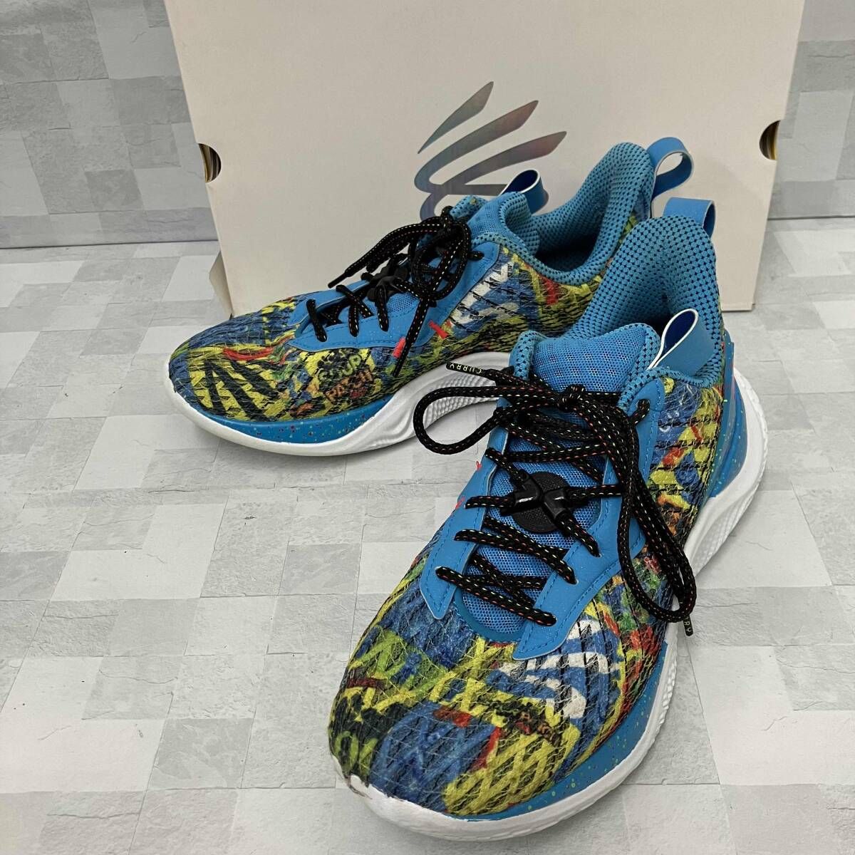UNDER ARMOUR アンダーアーマー スニーカー CURRY 箱有り ブルー 28cm 
