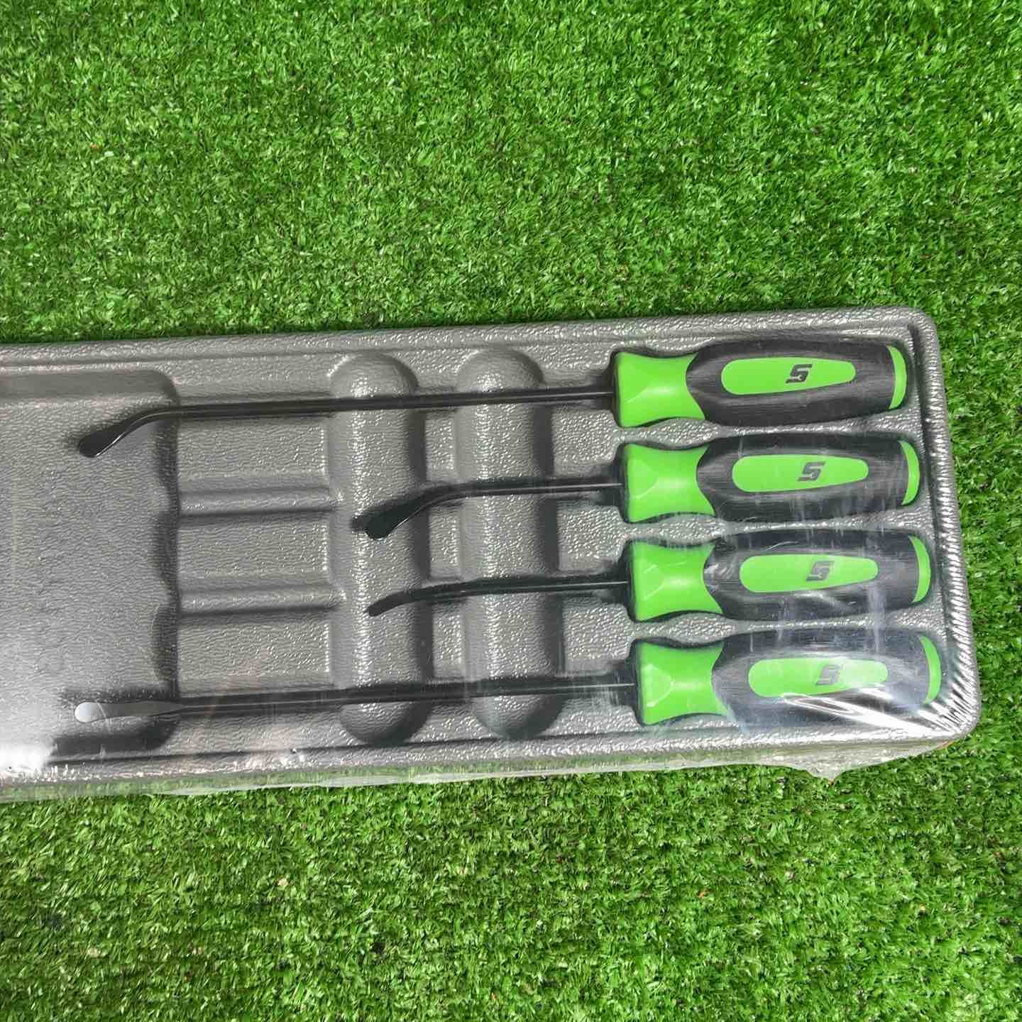  ♥品 Snap-on スナップオン シール外しツール 4ピース グリーン その他 電動工具 エア工具