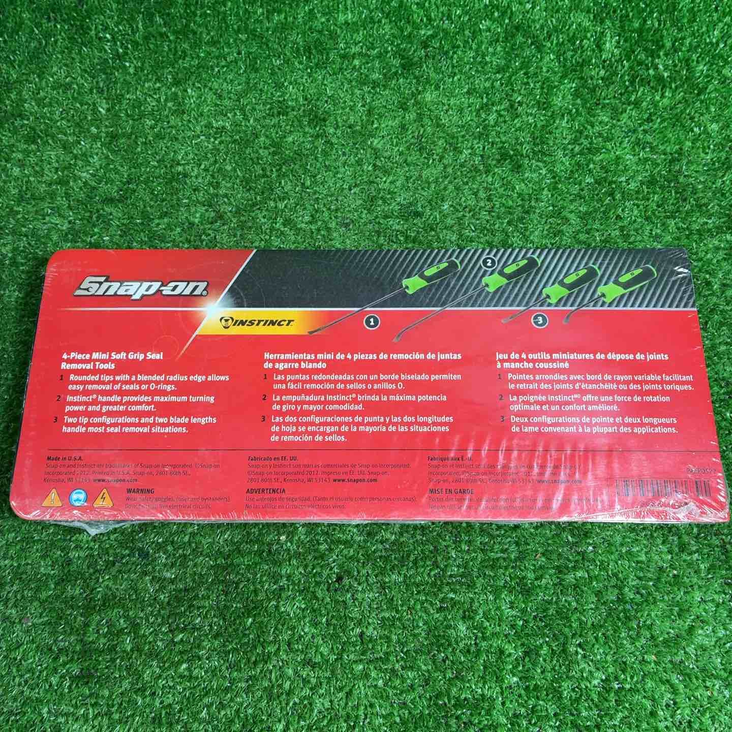 ♥品 Snap-on スナップオン シール外しツール 4ピース グリーン