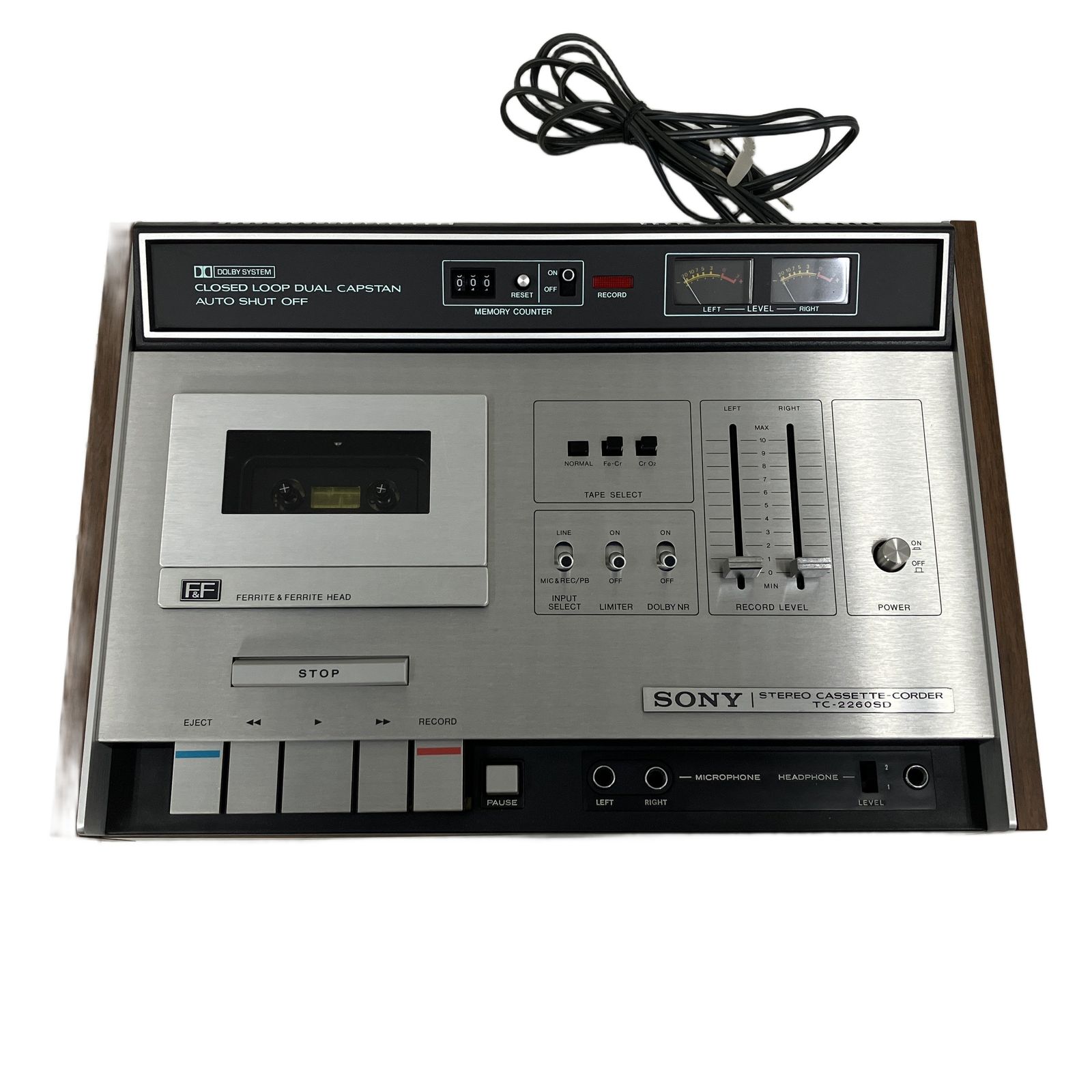 SONY ソニー TC-2260SD カセットデッキ 音響機材 ジャンク O10881629