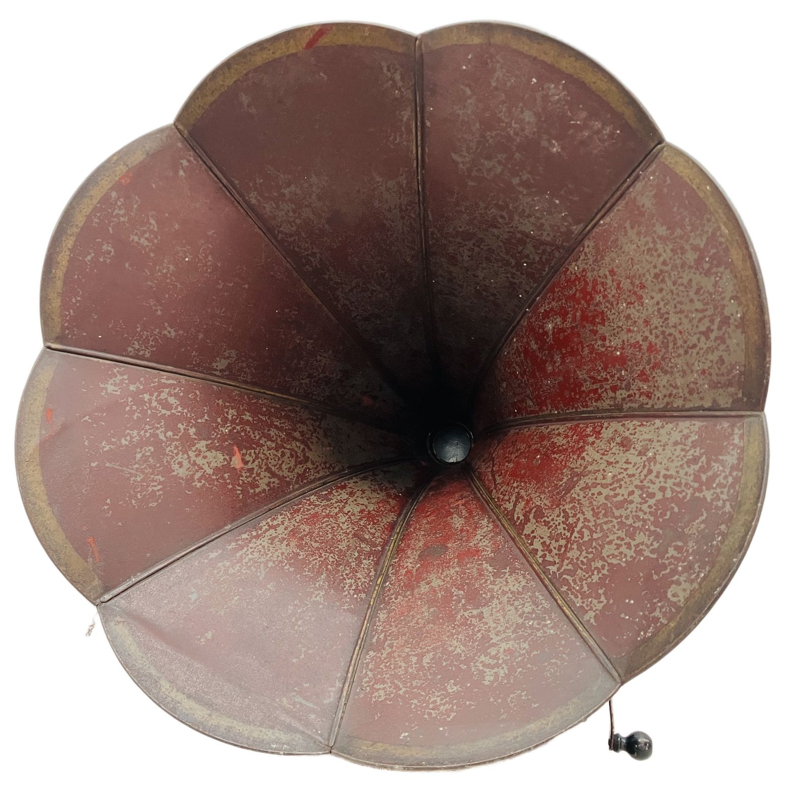 THE COLUMBIA GRAPHOPHONE コロンビア 蓄音機 ディスク型 ラッパ付き