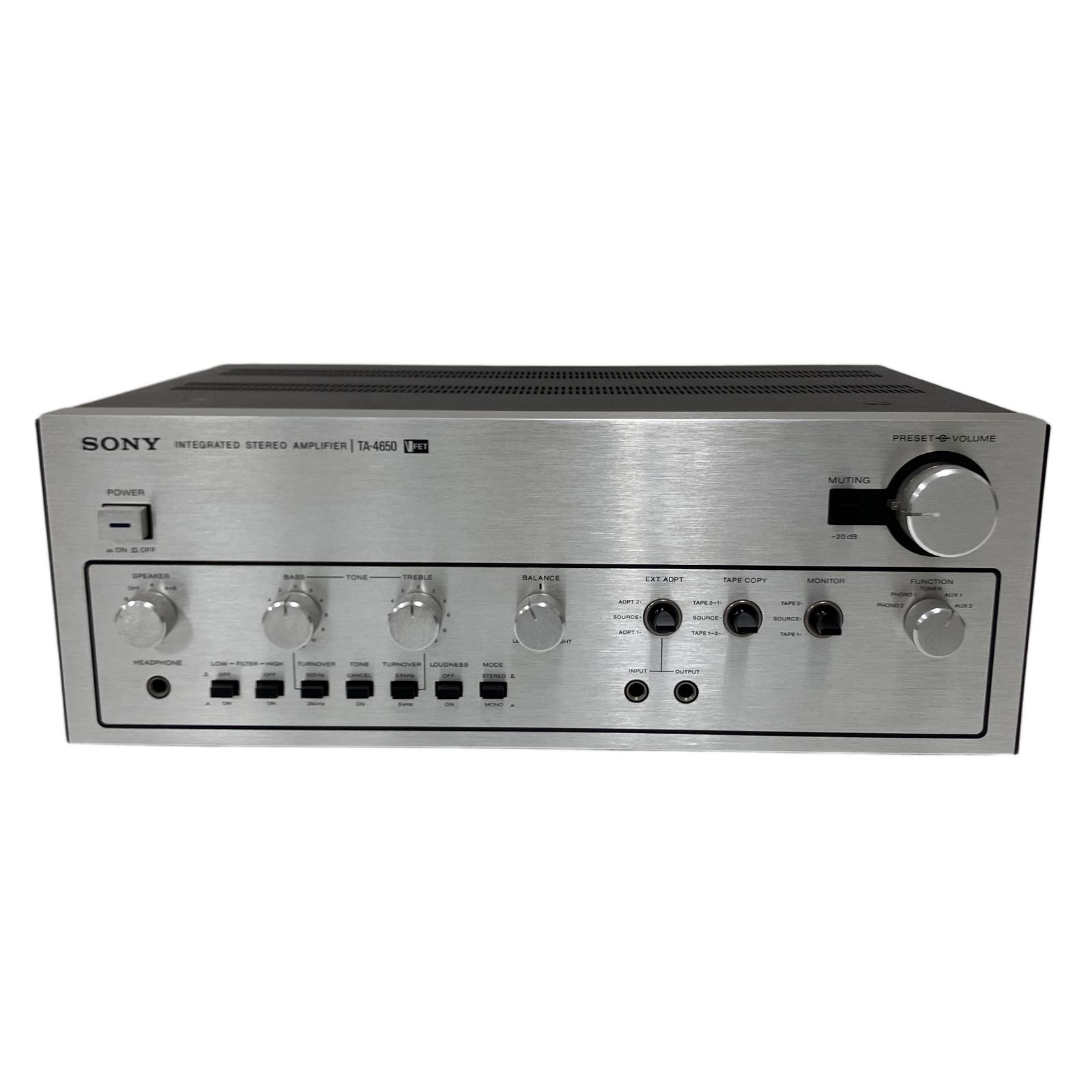 SONY TA-4650 プリメイン アンプ 昭和レトロ ソニー オーディオ 音響