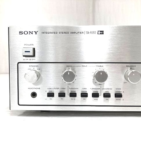SONY TA-4650 プリメイン アンプ 昭和レトロ ソニー オーディオ 音響