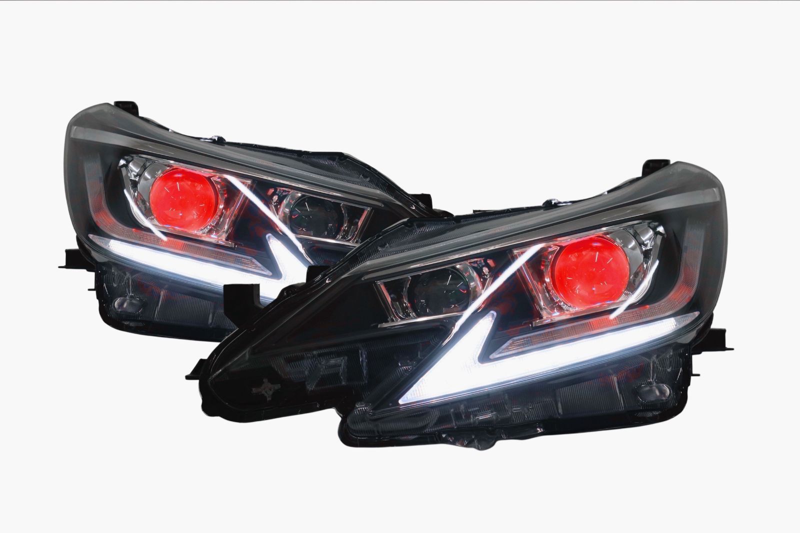 トヨタ 130系 マークX 中期後期型2眼ヘッドライト レッドアイ