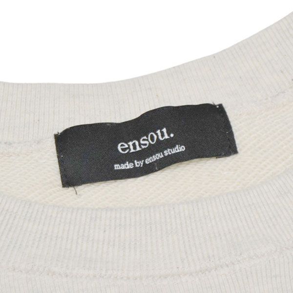 ensou. エンソウ Peace Sweatshirt ピーススウェットシャツ オーバー