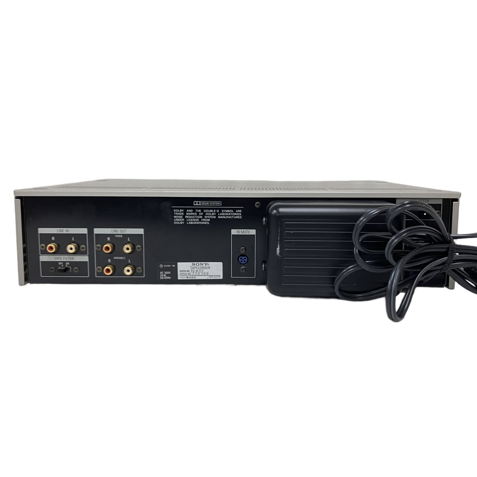 SONY ソニー TC-K777 カセットデッキ ステレオカセットデッキ 音響機材