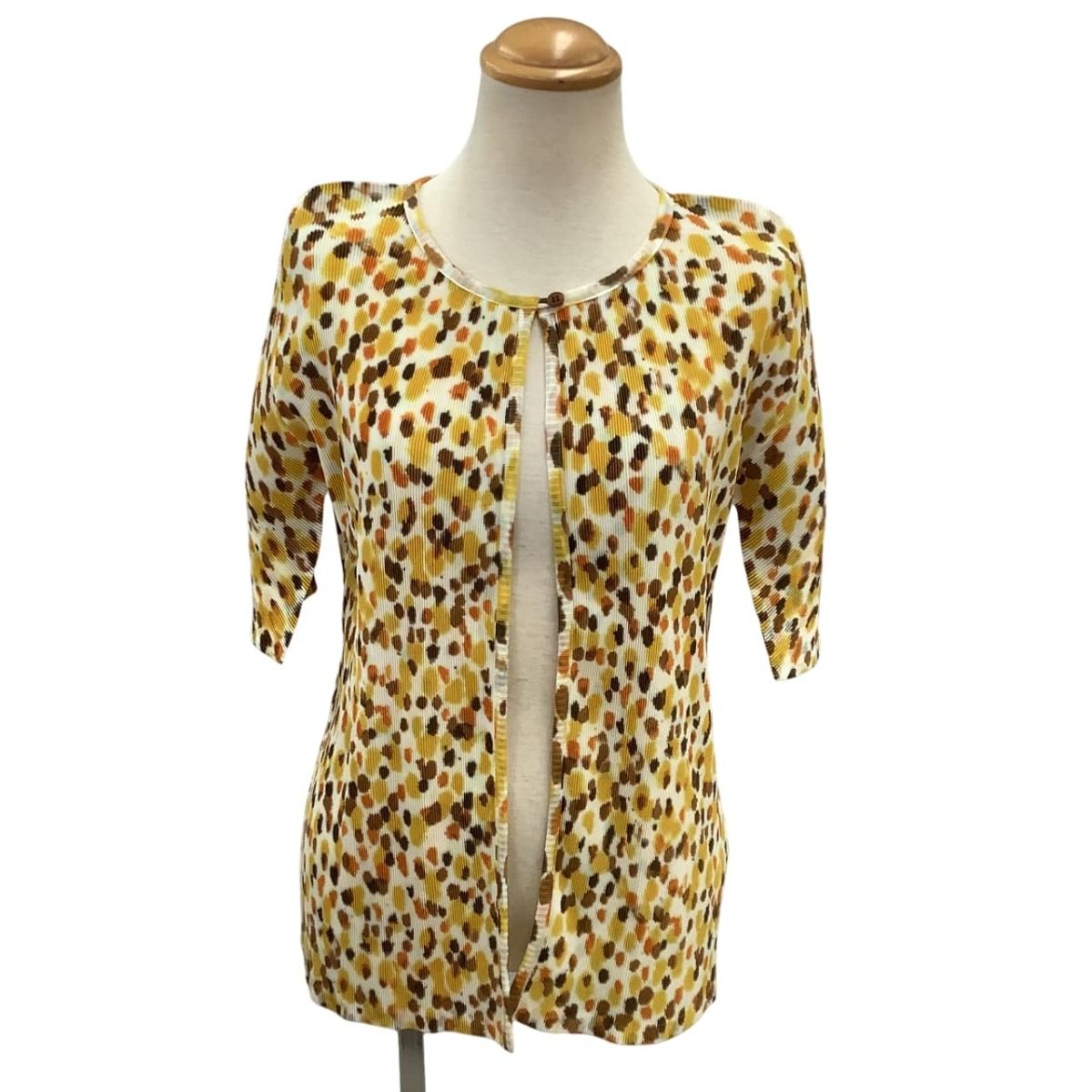 ♪♪ISSEY MIYAKE イッセイミヤケ PLEATS PLEASE カーディガン ドット