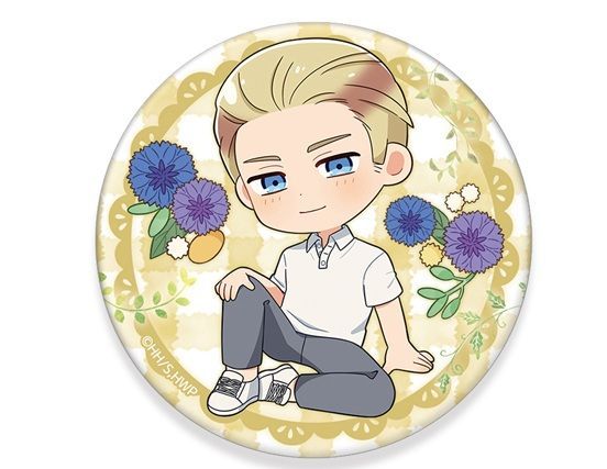 ドイツ ヘタリアWorld☆Stars トレーディング缶バッジFlower Shower