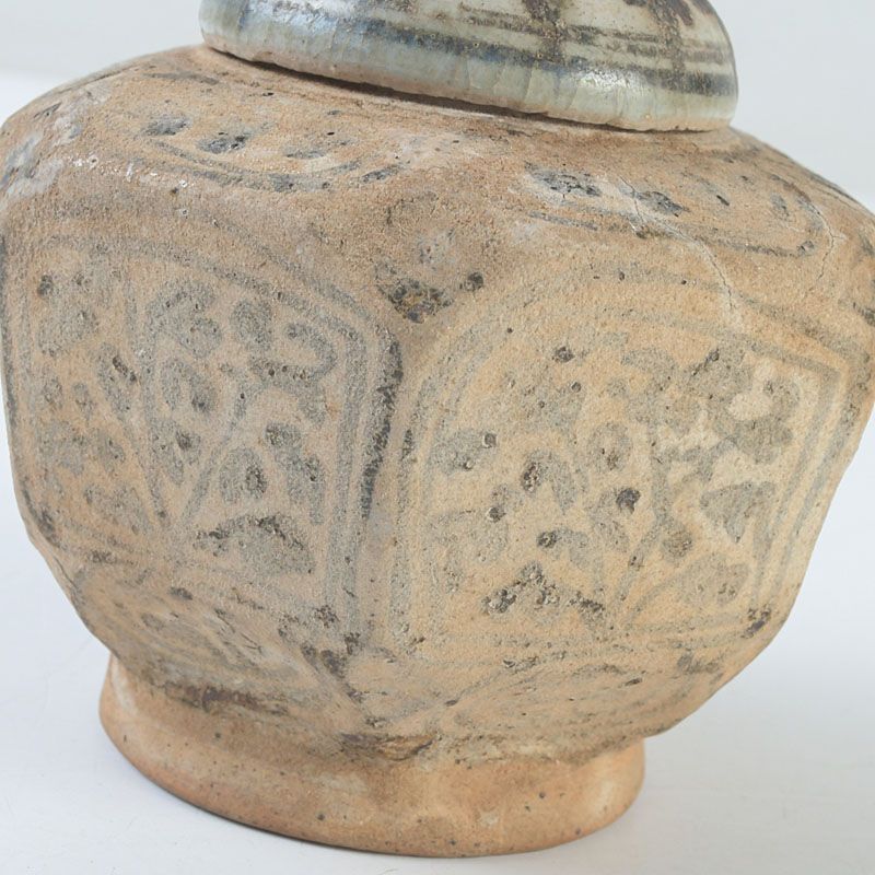 タイ古陶磁 スンコロク 宋胡録 蓋付 小壷 C S656 - メルカリ