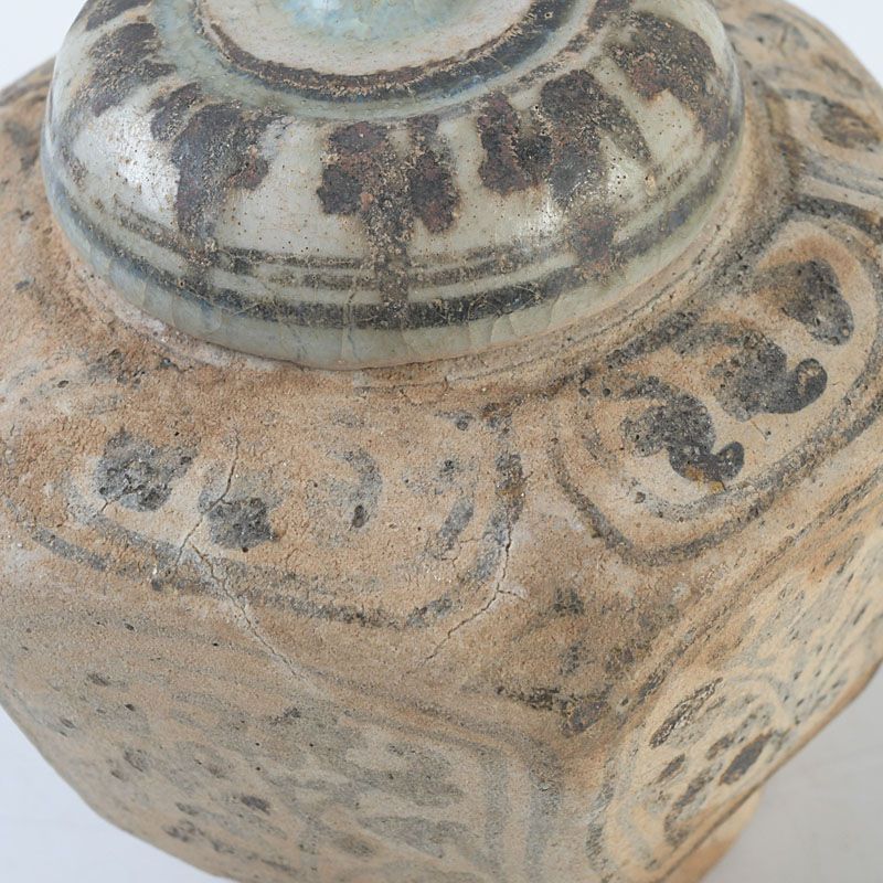 タイ古陶磁 スンコロク 宋胡録 蓋付 小壷 C S656 - メルカリ