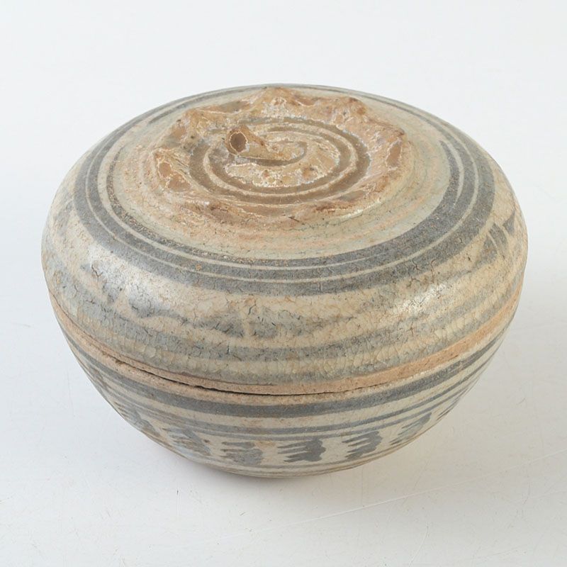 タイ古陶磁 スンコロク 宋胡録 香合 蓋物 C S657 - メルカリ