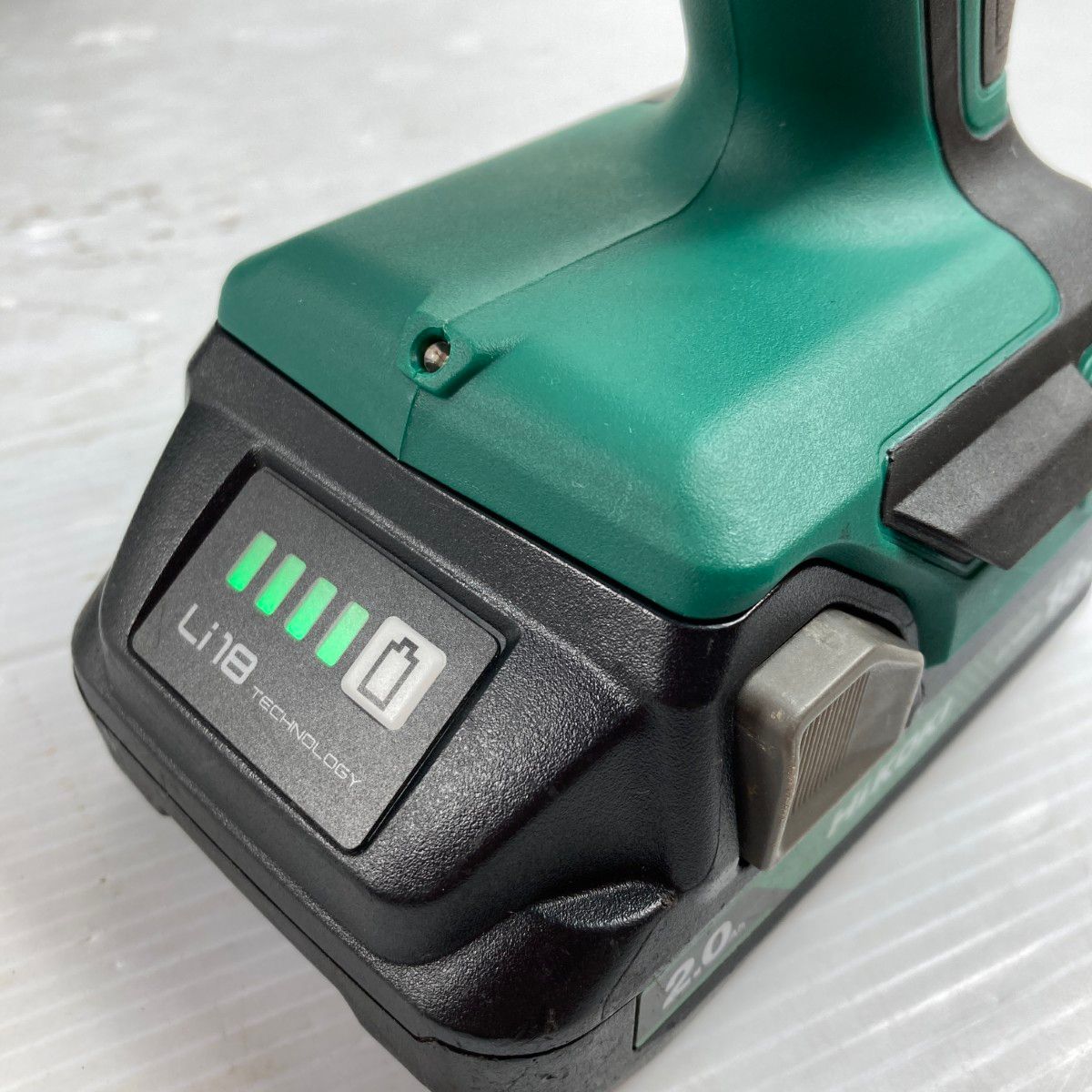  ＊＊HiKOKI ハイコーキ 18 V コードレス振動ドライバドリル バッテリ1 ケースｽ付 充電器なし PSEマークあり DV DD グリーン 電動ドライバードリル ドリル ドライバー レンチ