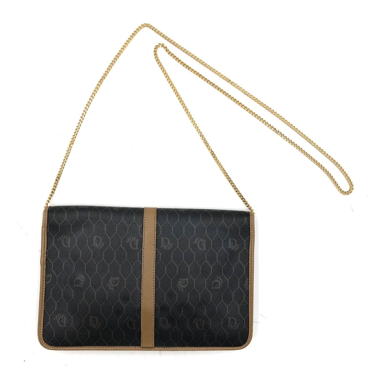 Christian Dior ディオール ハニカム柄 チェーン ショルダーバッグ