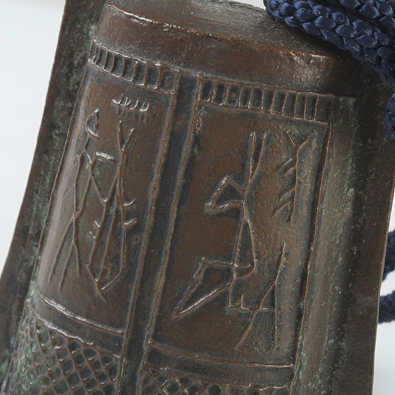 高岡銅器 古賀忠雄 鋳銅 卓鈴 置物 共箱 N S658 - メルカリ