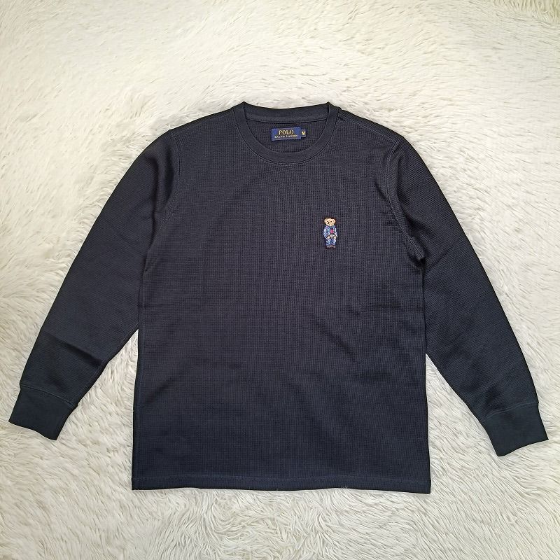 美品 POLO RALPH LAUREN ポロラルフローレン ポロベア サーマルロングT
