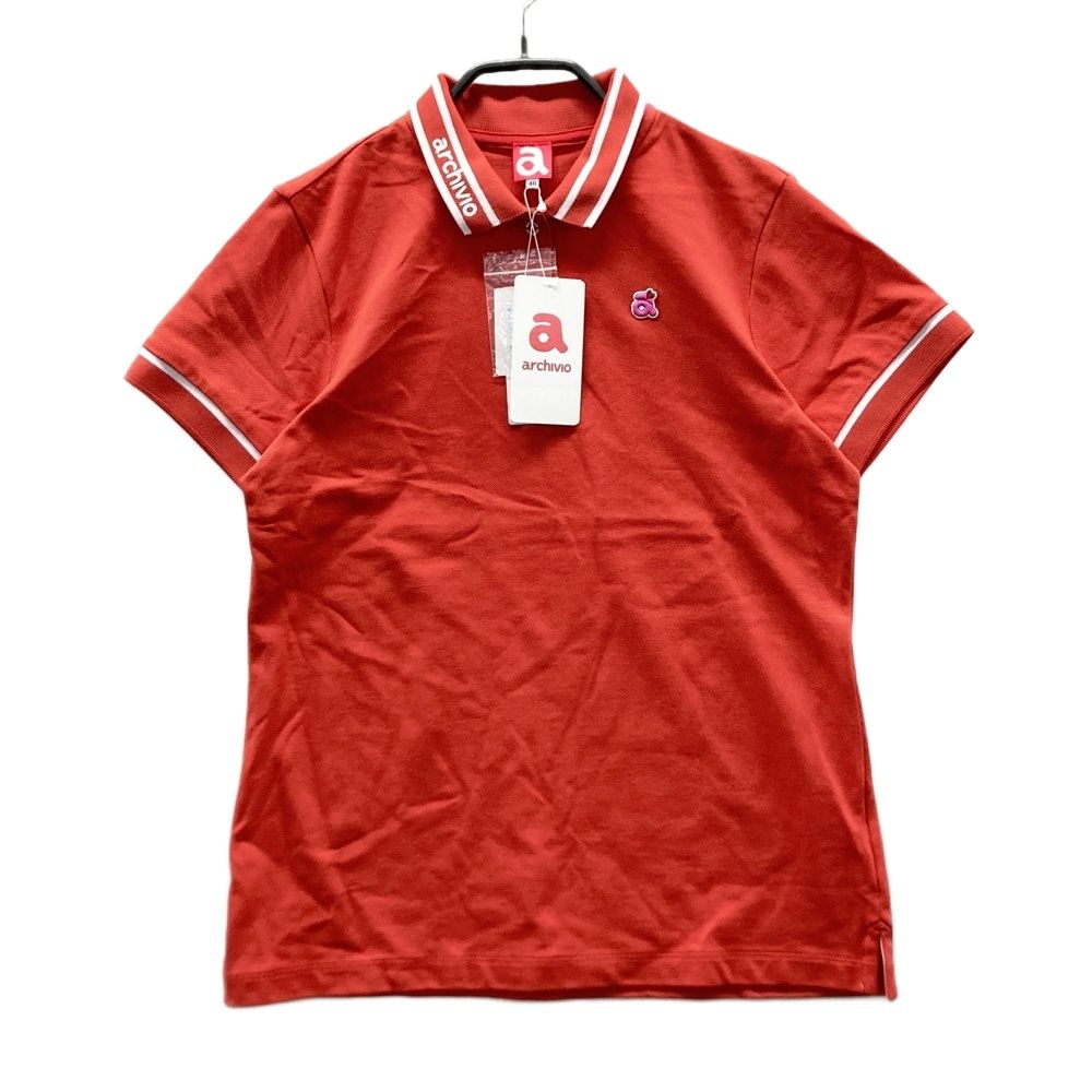 サイズ：40 ARCHIVIO アルチビオ A959218 半袖ポロシャツ レッド系