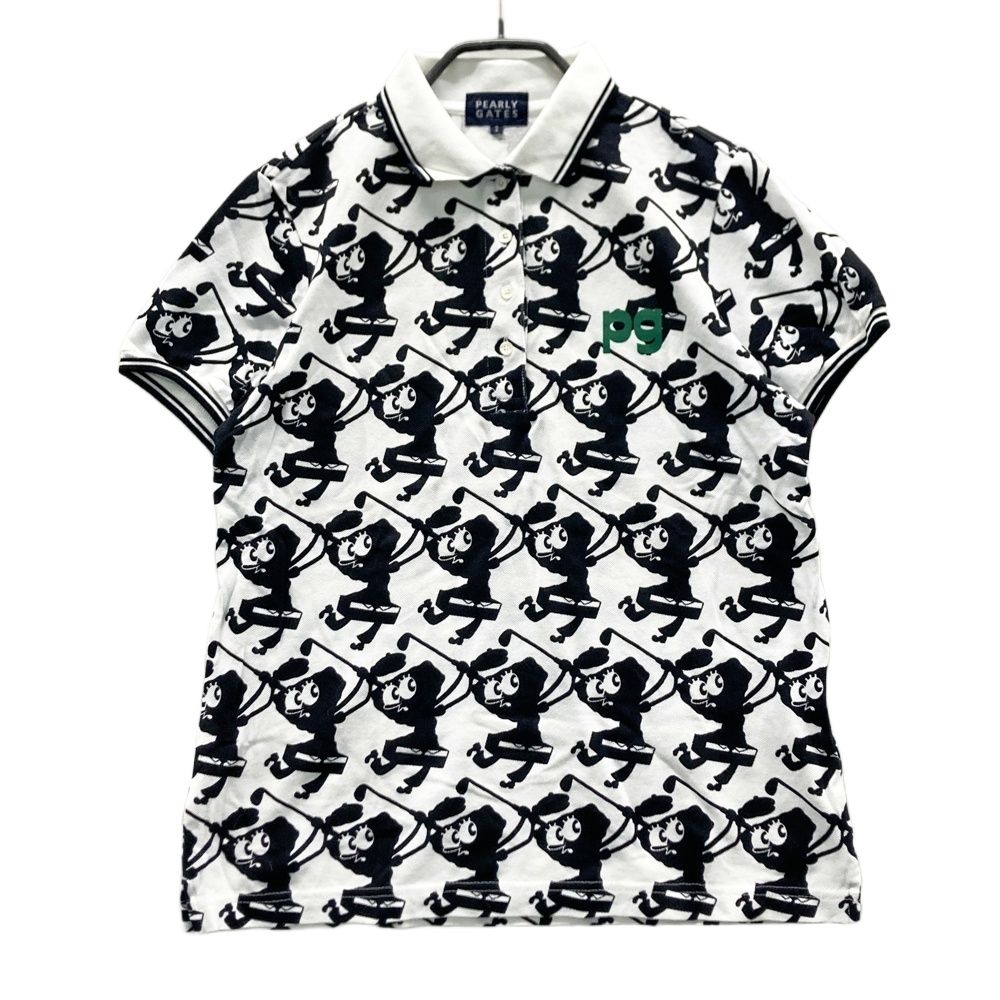 サイズ：2 PEARLY GATES パーリーゲイツ × スポンジボブ 半袖