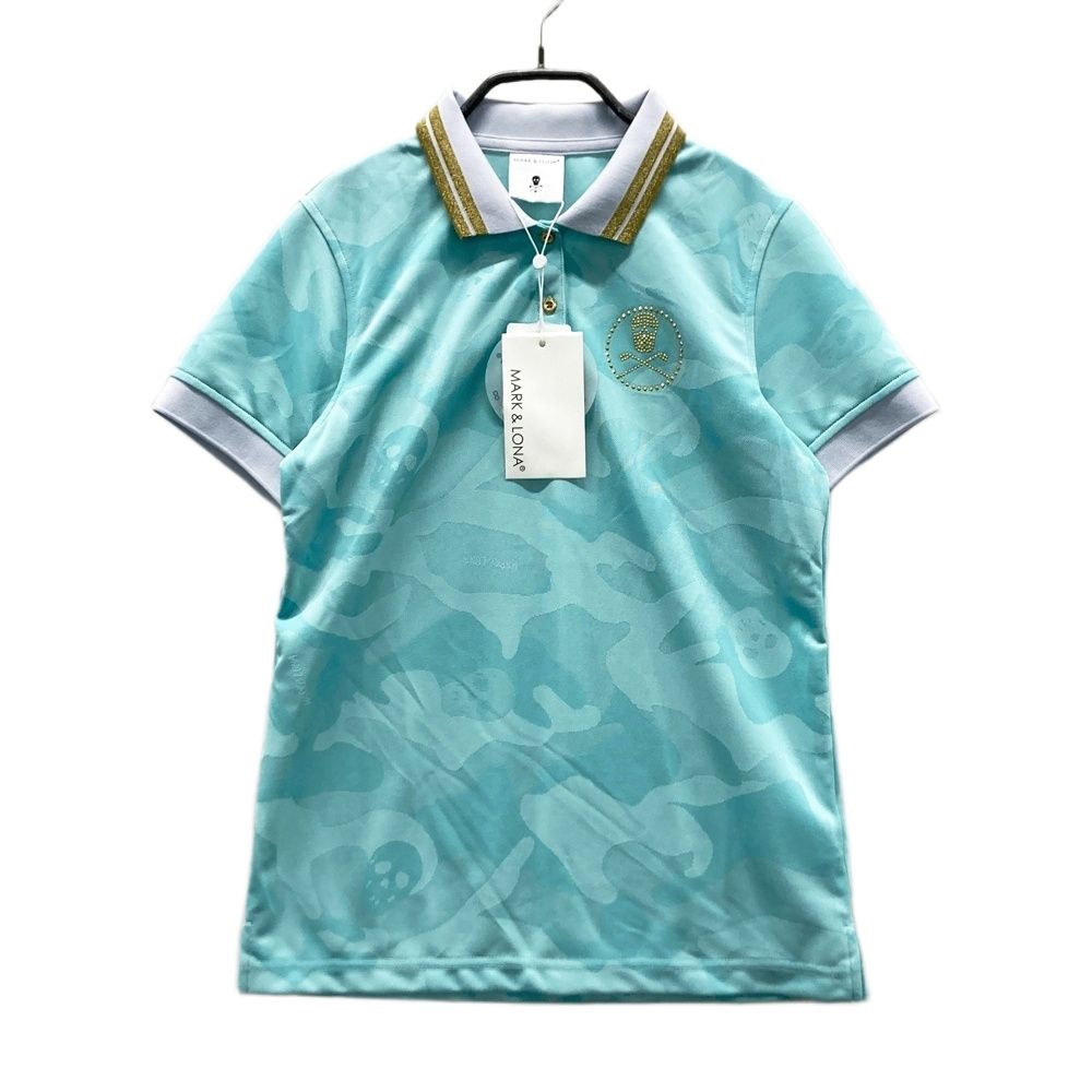 サイズ：38 MARK&LONA マークアンドロナ 半袖ポロシャツ カモフラ柄