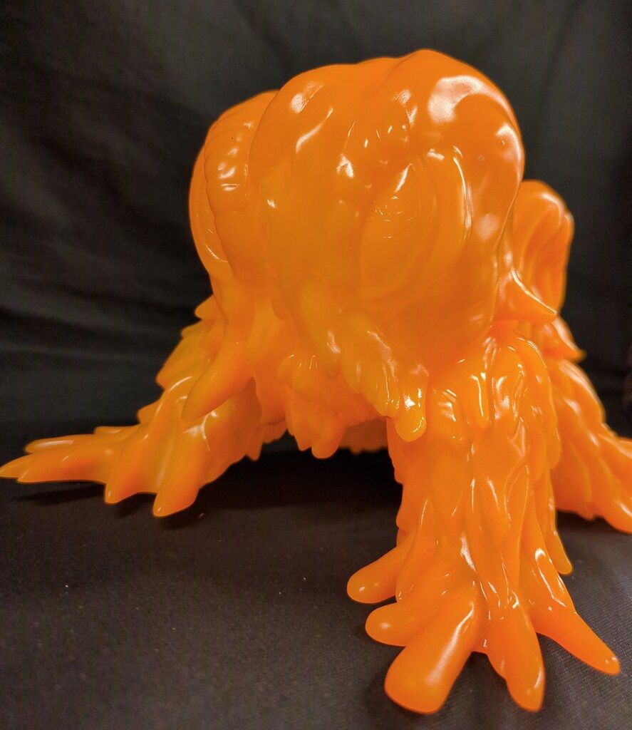 マルサン 世紀の大怪獣 ヘドラ 四足歩行 オレンジ成型/未塗装 マルサン