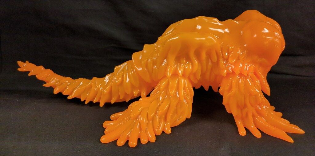 マルサン 世紀の大怪獣 ヘドラ 四足歩行 オレンジ成型/未塗装 マルサン